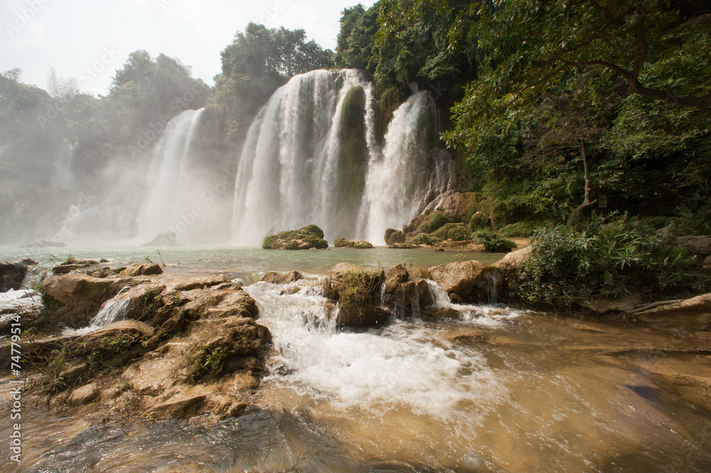 Obraz premium Ban Gioc waterfall in Vietnam.