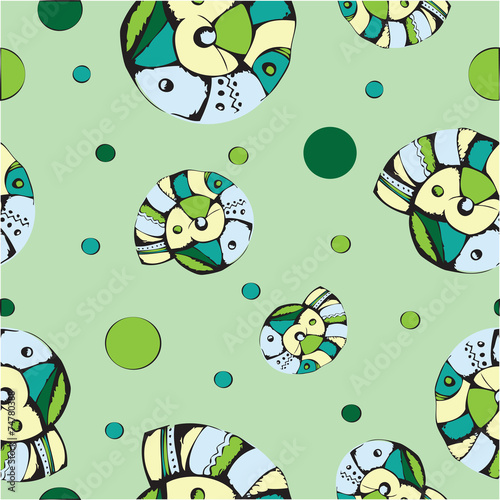 vector sea shell 3