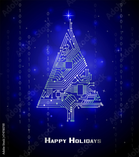 Hi-tech Christmas tree