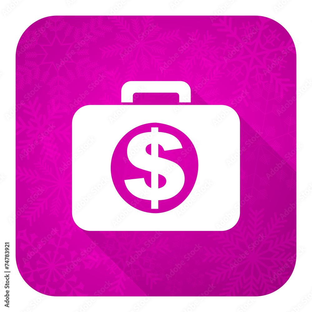 financial violet flat icon, christmas button financial violet flat icon, christmas button