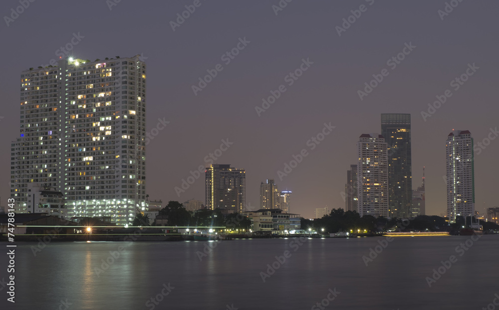 Fototapeta premium Views of the Chaopraya river