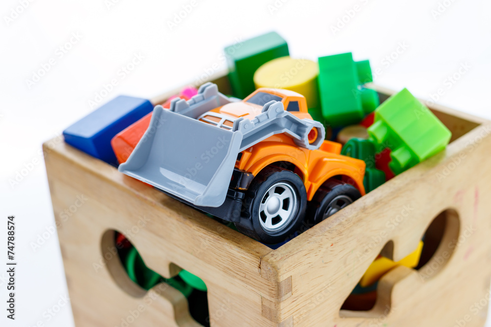 toys collection isolated on white background toys collection isolated on white background