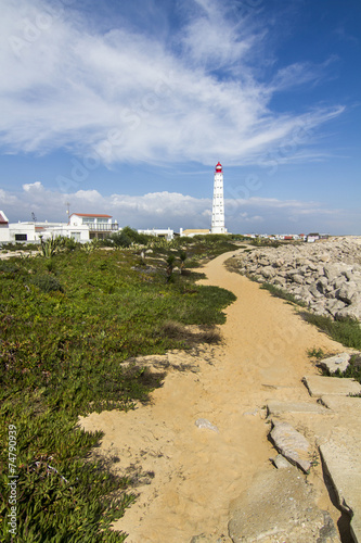 island of Farol located in the Algarve
