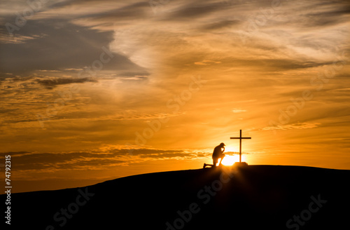 Sunset Hill Praying Cross