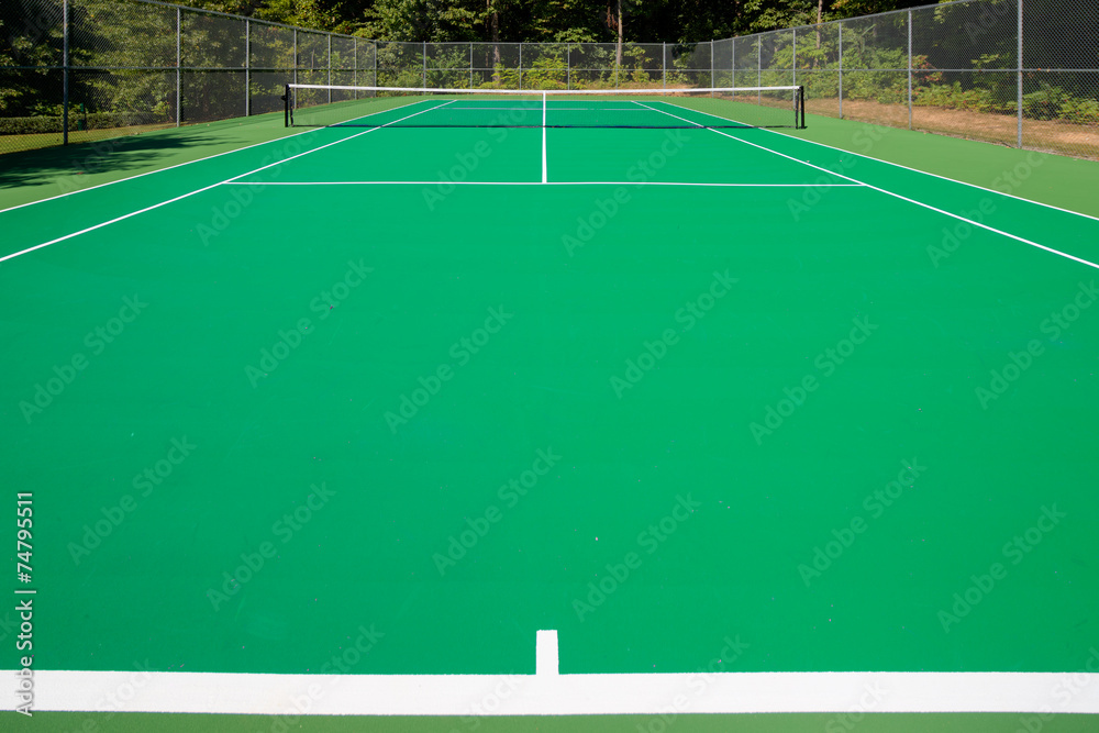 Fototapeta premium New Tennis Court