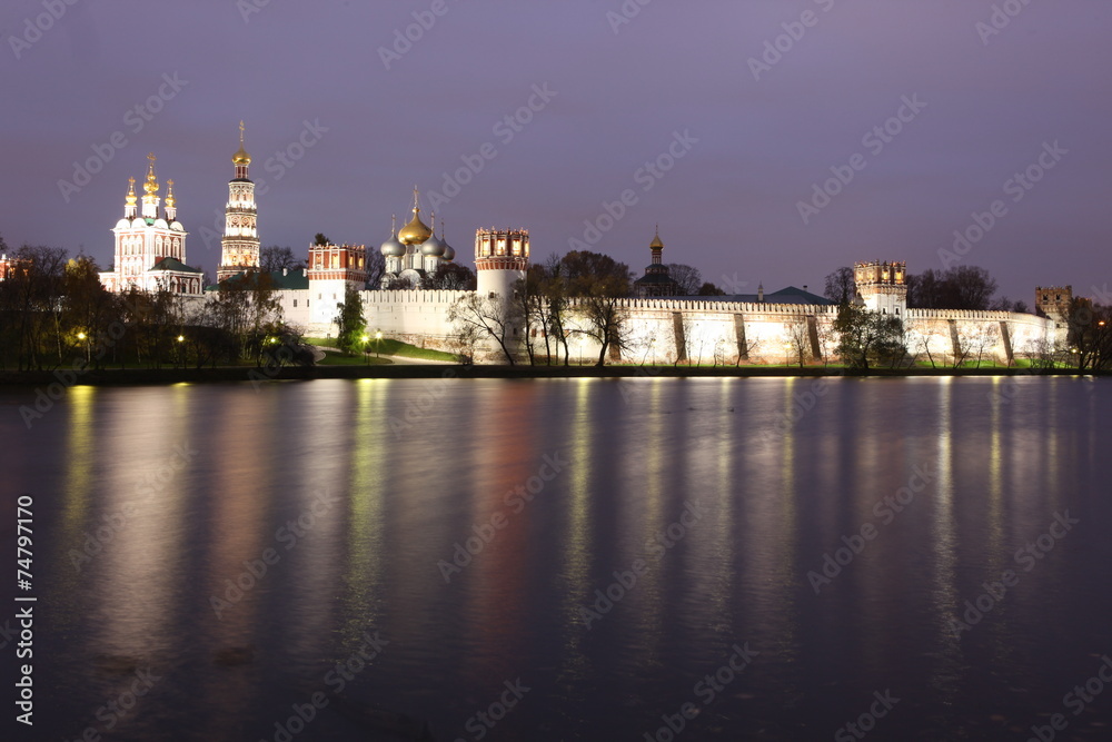 Fototapeta premium Novodevichy Convent monastery, Moscow, Russia