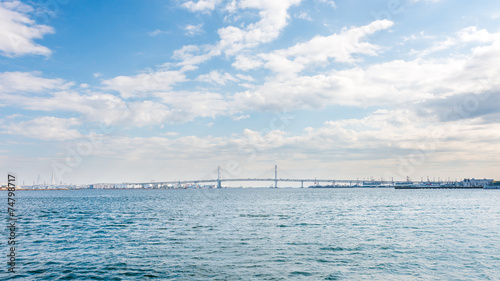 View of Yokohama bay © sirastock