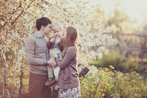 Young Family with son