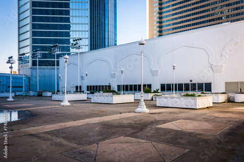 Courtyard at the Trump Taj Mahal in Atlantic City, New Jersey.