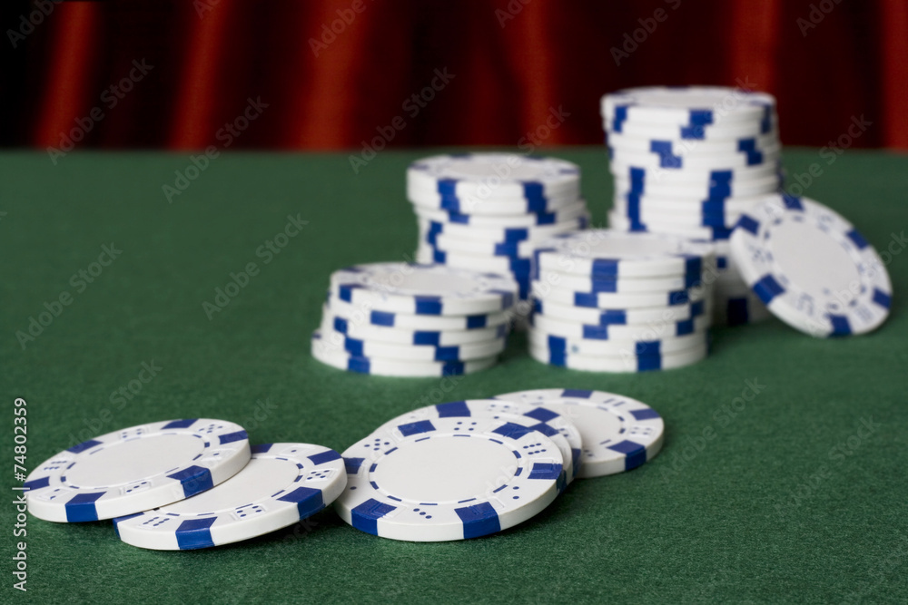 Naklejka premium gambling chips