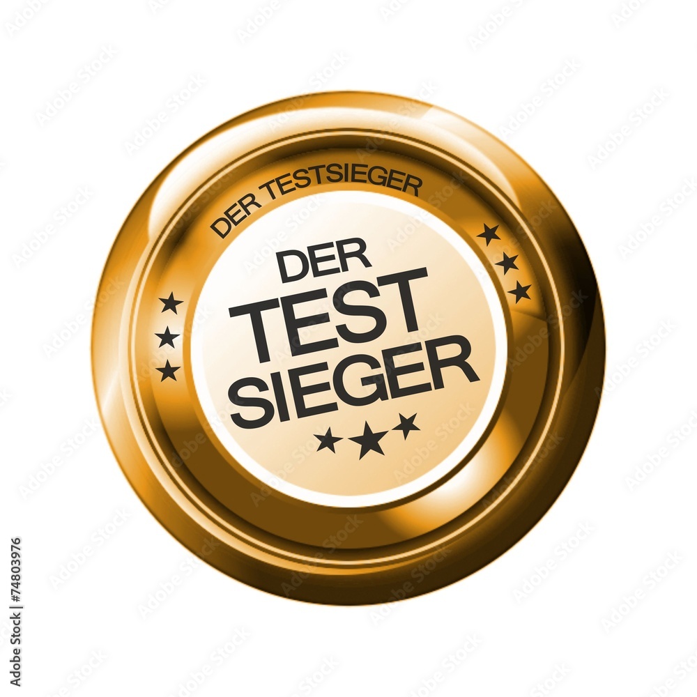 Der Testsieger - Button Gold Der Testsieger - Button Gold