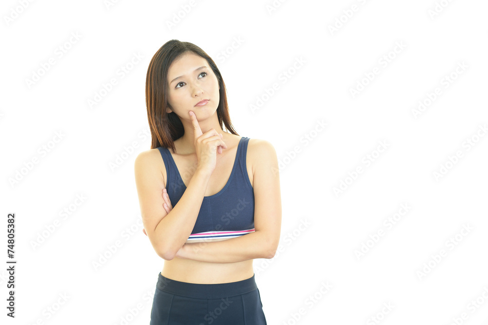ダイエット中の女性 ダイエット中の女性