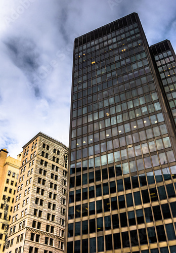 Highrises in downtown Baltimore, Maryland.