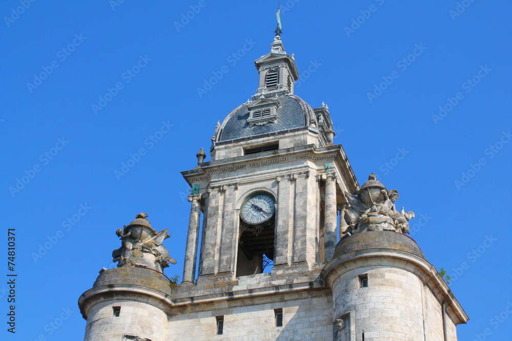 La Grosse horloge à La Rochelle, France