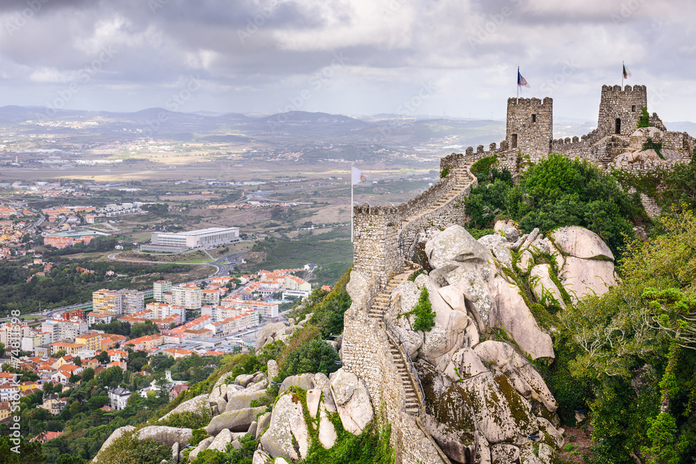 Obraz premium Moorish Castle of Sintra, Portugal
