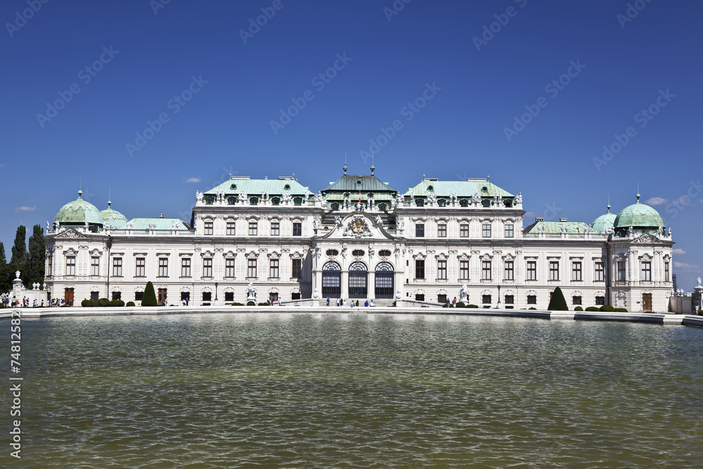 Historic palace Upper Belvedere, Vienna, Austria