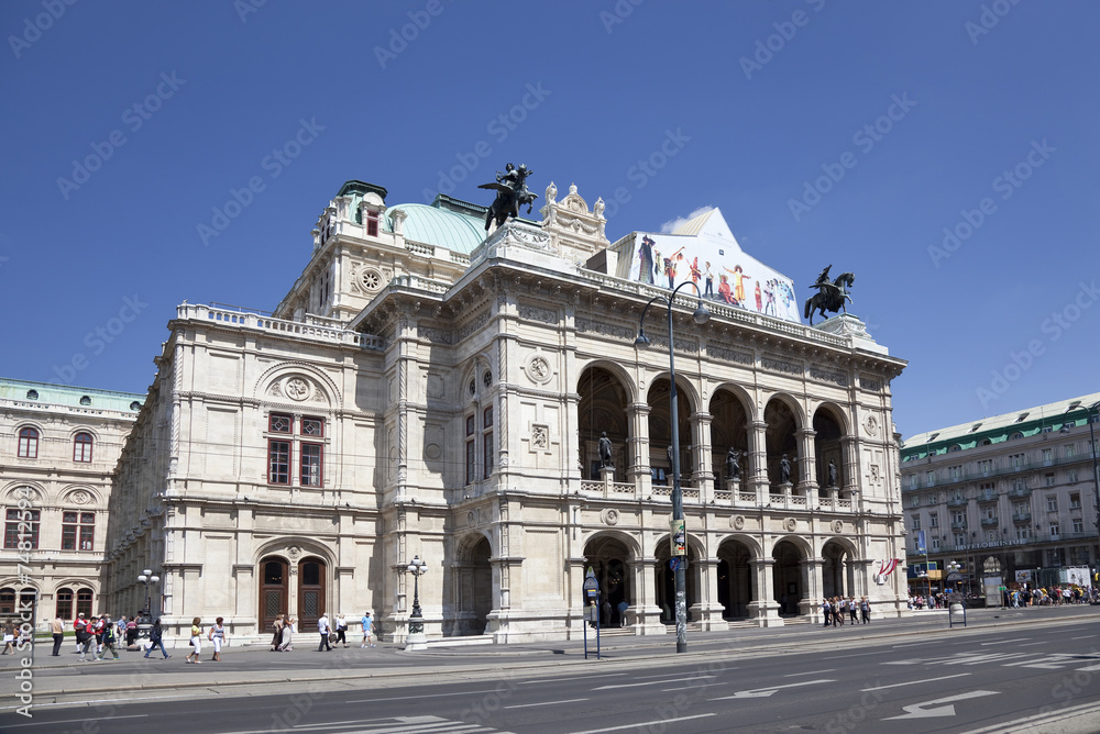 The Opera house in Vienna, Austria