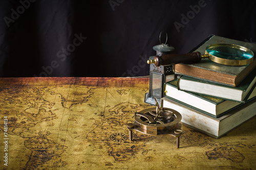 Magnifier with lantern with...