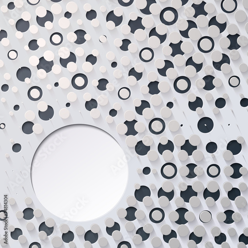 Vector Abstract Circle Background with space for text