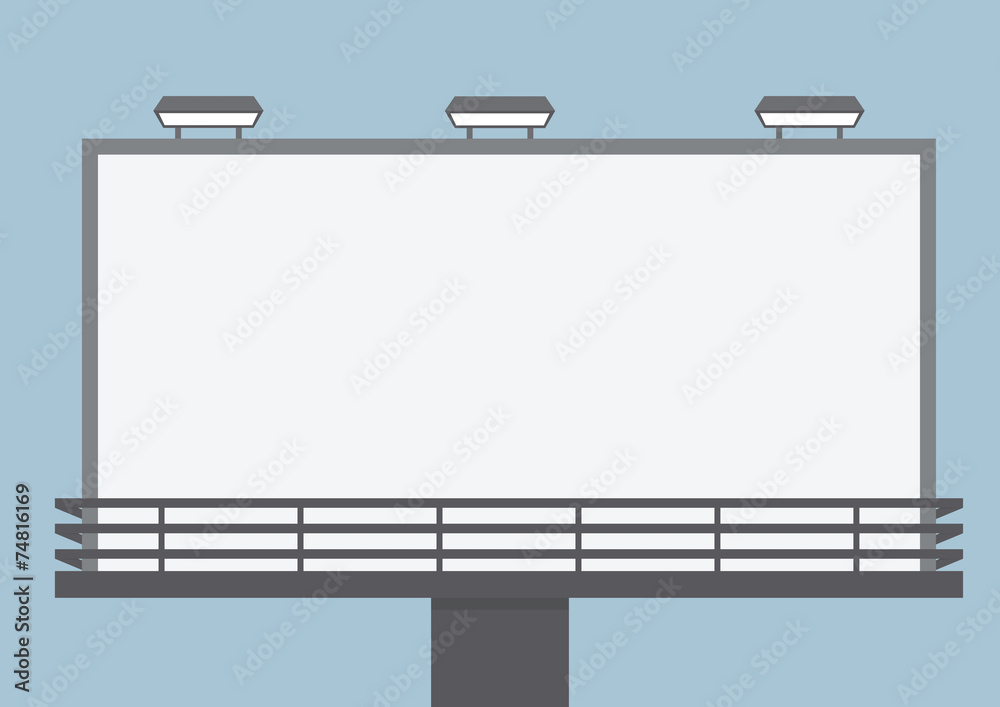 Obraz premium Outdoor blank billboard