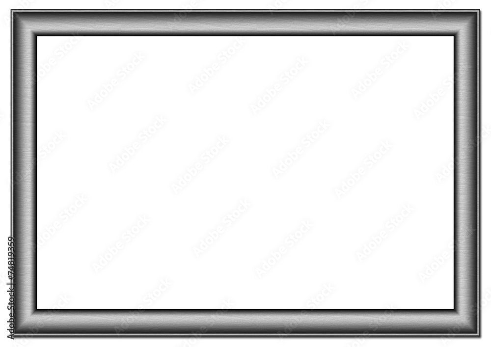 Blank frame on a white background Blank frame on a white background