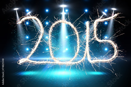 Foto Composite image of sparky 2015
