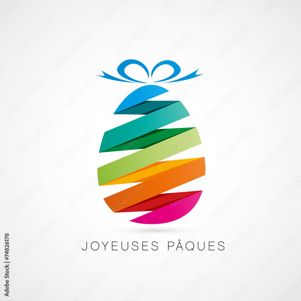 Fototapeta premium carte de pâques