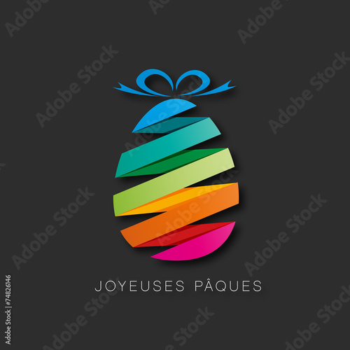 fond abstrait-oeuf de pâques