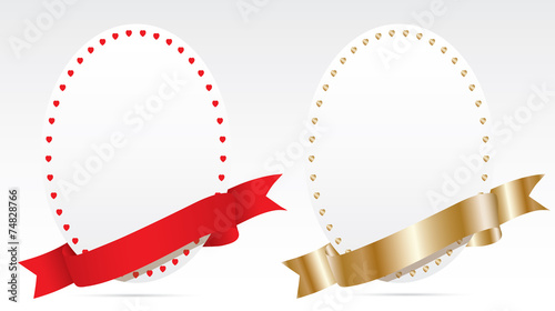 Blank labels. Vector