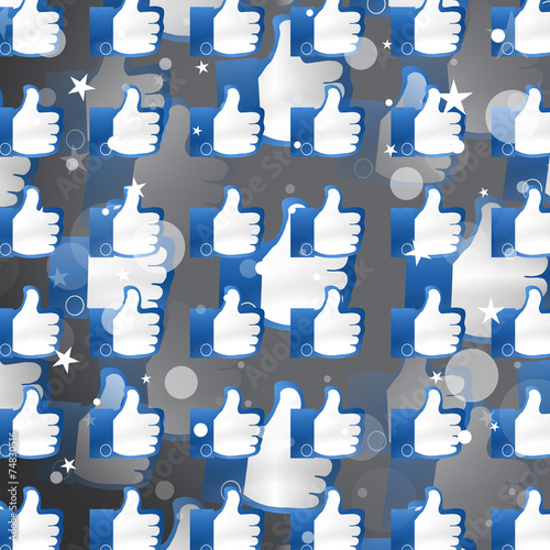 Thumbs Up Background Design