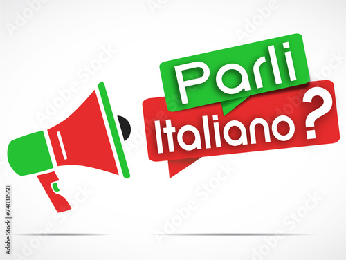 megaphone : parli italiano photo