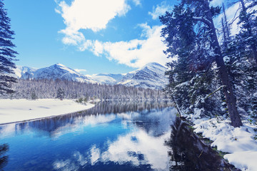 Glacier Park in winter