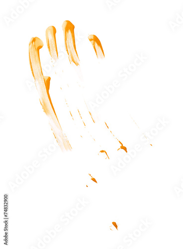 Oil paint stains isolated
