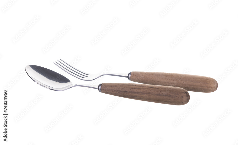 Spoon and fork