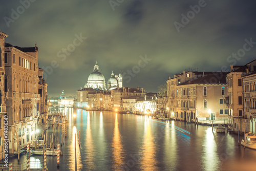 Santa maria della salute, Venice by night