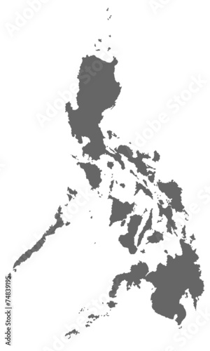 Philippinen in grau