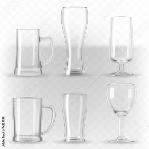 Set of glasses