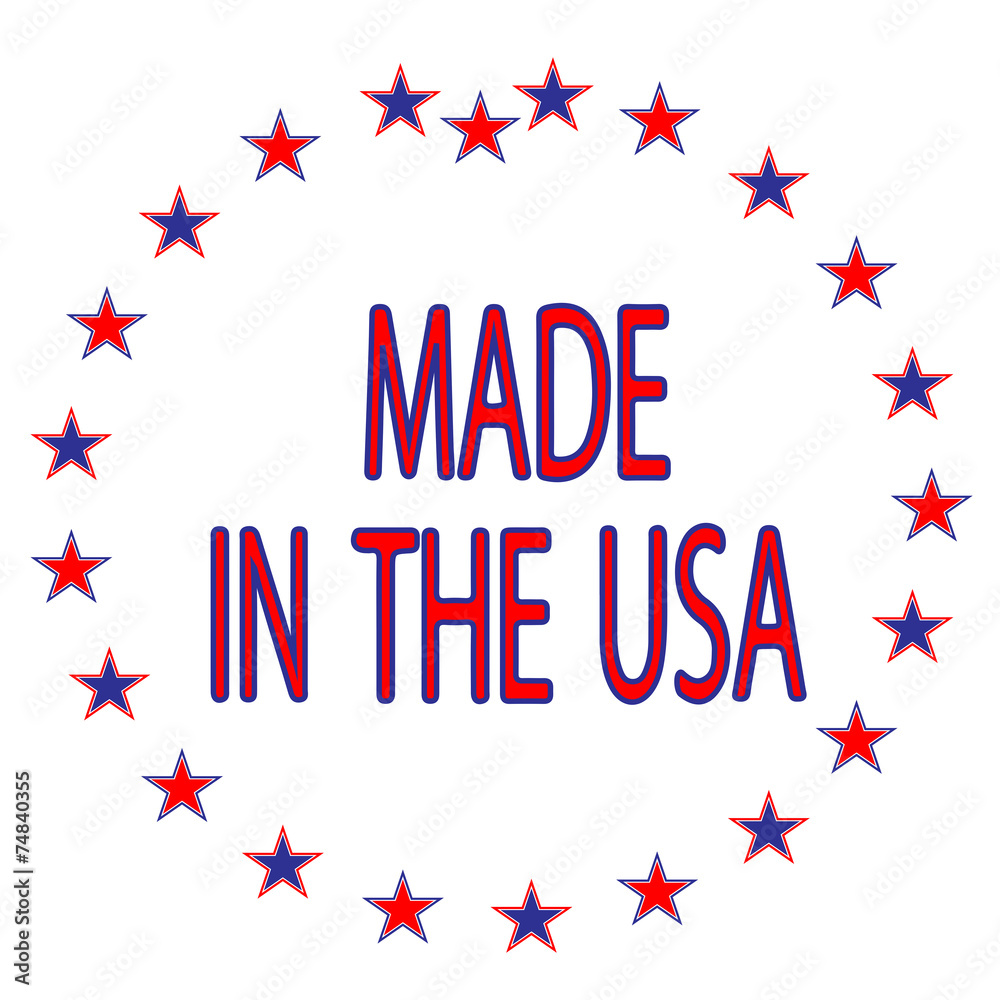Red, White & Blue Made in the USA