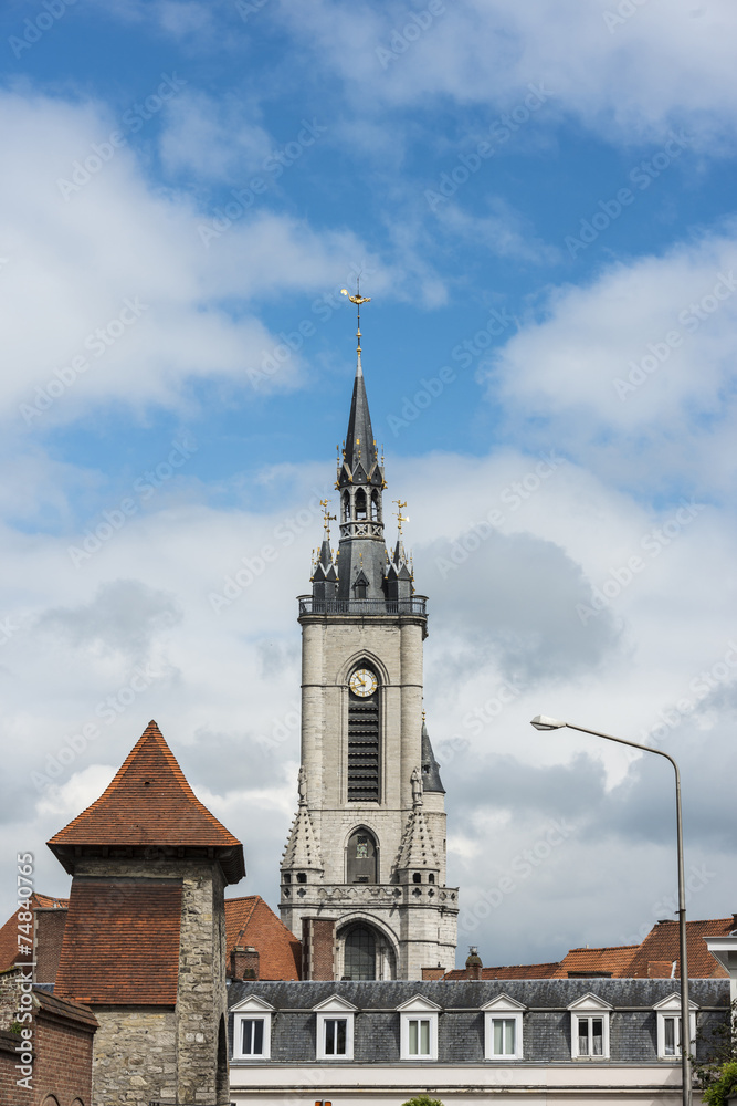 Obraz premium The belfry of Tournai, Belgium.
