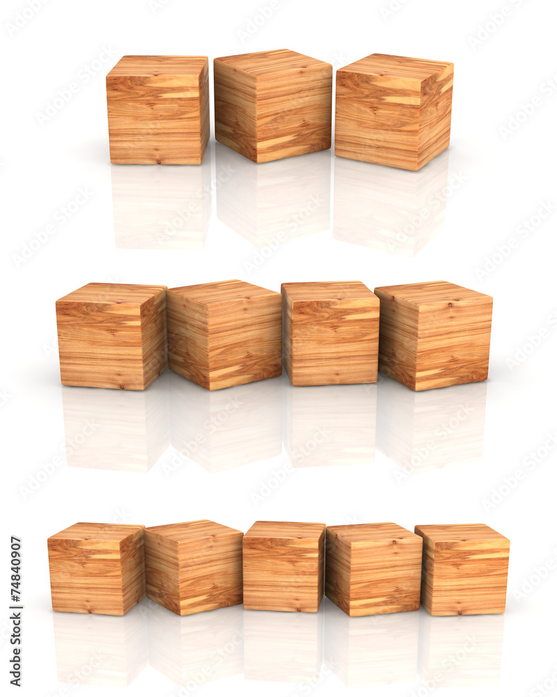 wood cube
