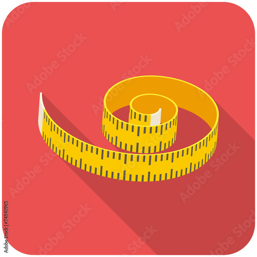 Measuring tape icon