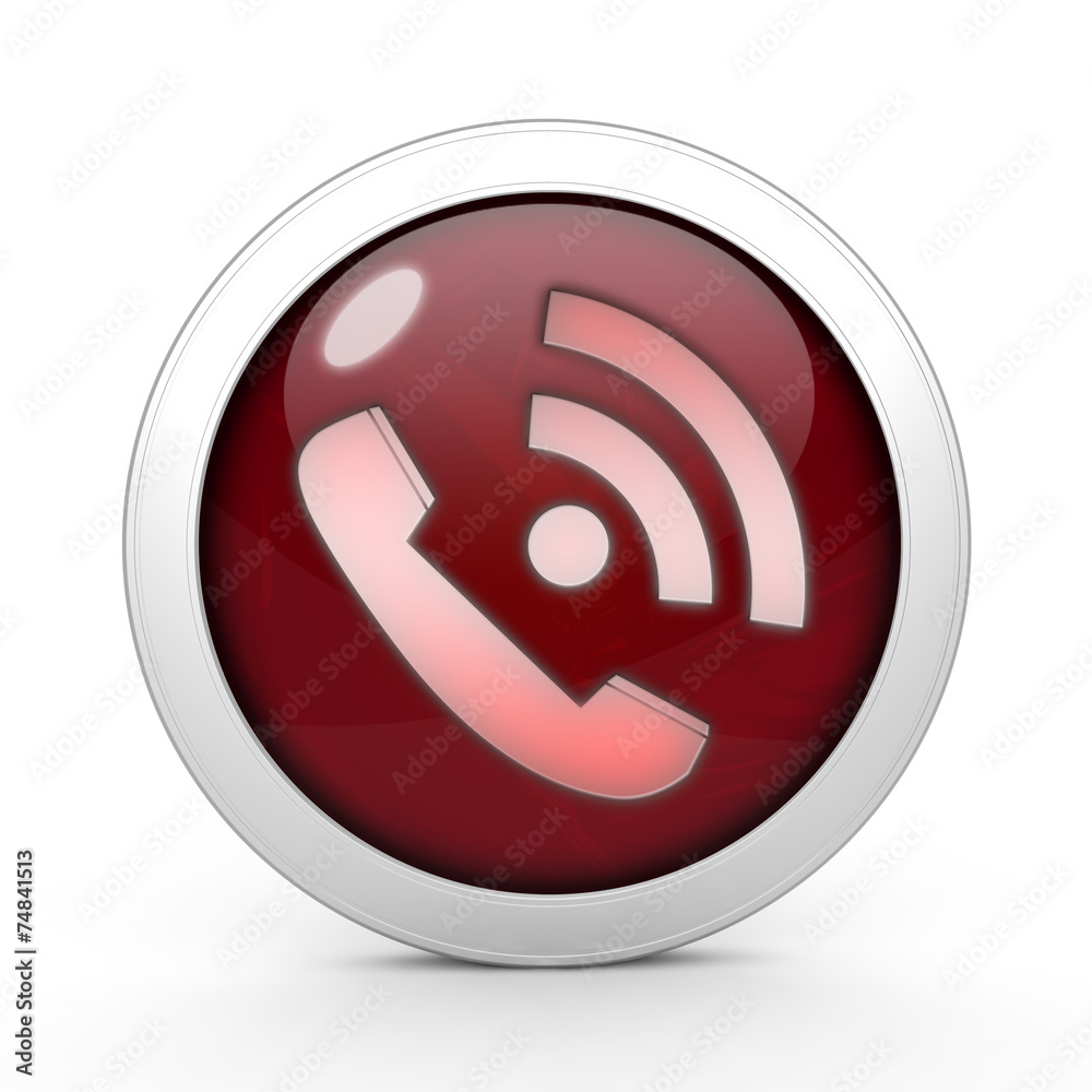 calls circular icon on white background