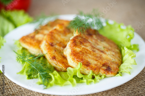 roasted vegetable cutlets with herbs