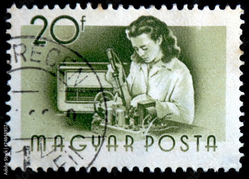 Hungarian postage stamp