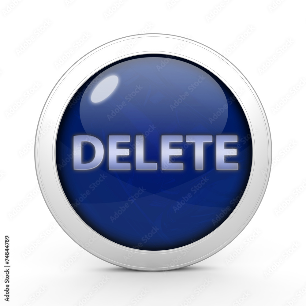 delete circular icon on white background delete circular icon on white background