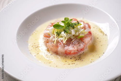 Tartare di gambero rosso