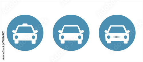Set of car icons