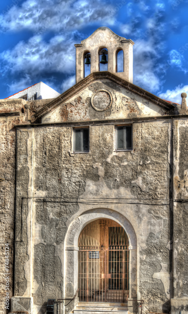 Carmelo church in Alghero, Italy.