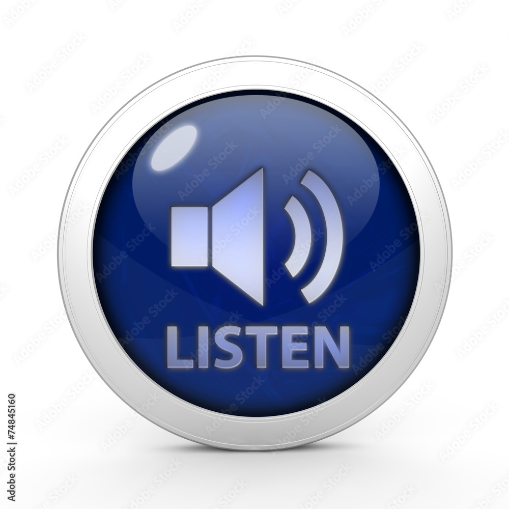 music circular icon on white background music circular icon on white background
