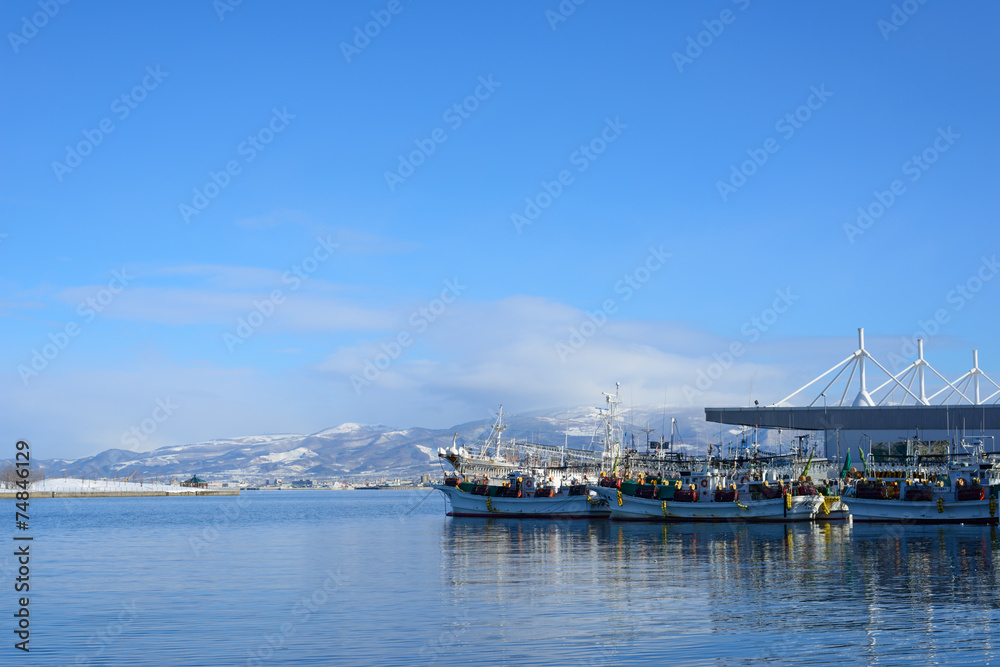 The port of Hakodate in Hokkaido